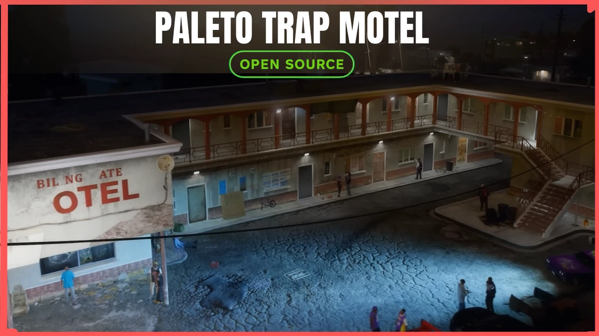 Paleto Trap Motel MLO FiveM | Gang Hideout & Trap House | Open Source